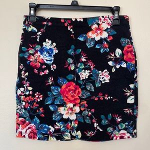 Express Mini Skirt Floral